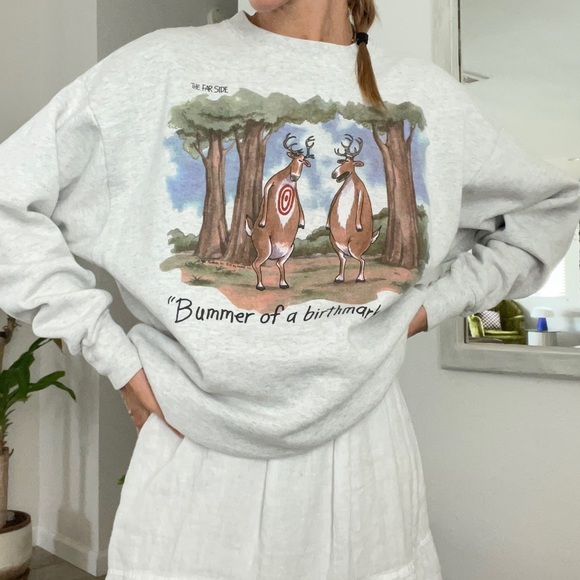 Vintage Tops - Vintage Novelty Sweatshirt